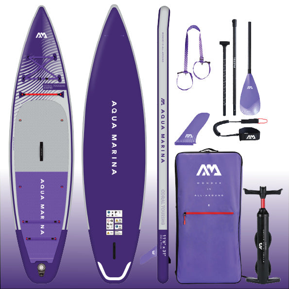 Aqua Marina Coral Touring Adventure Stand Up Paddle Board - 11'6" / 350cm