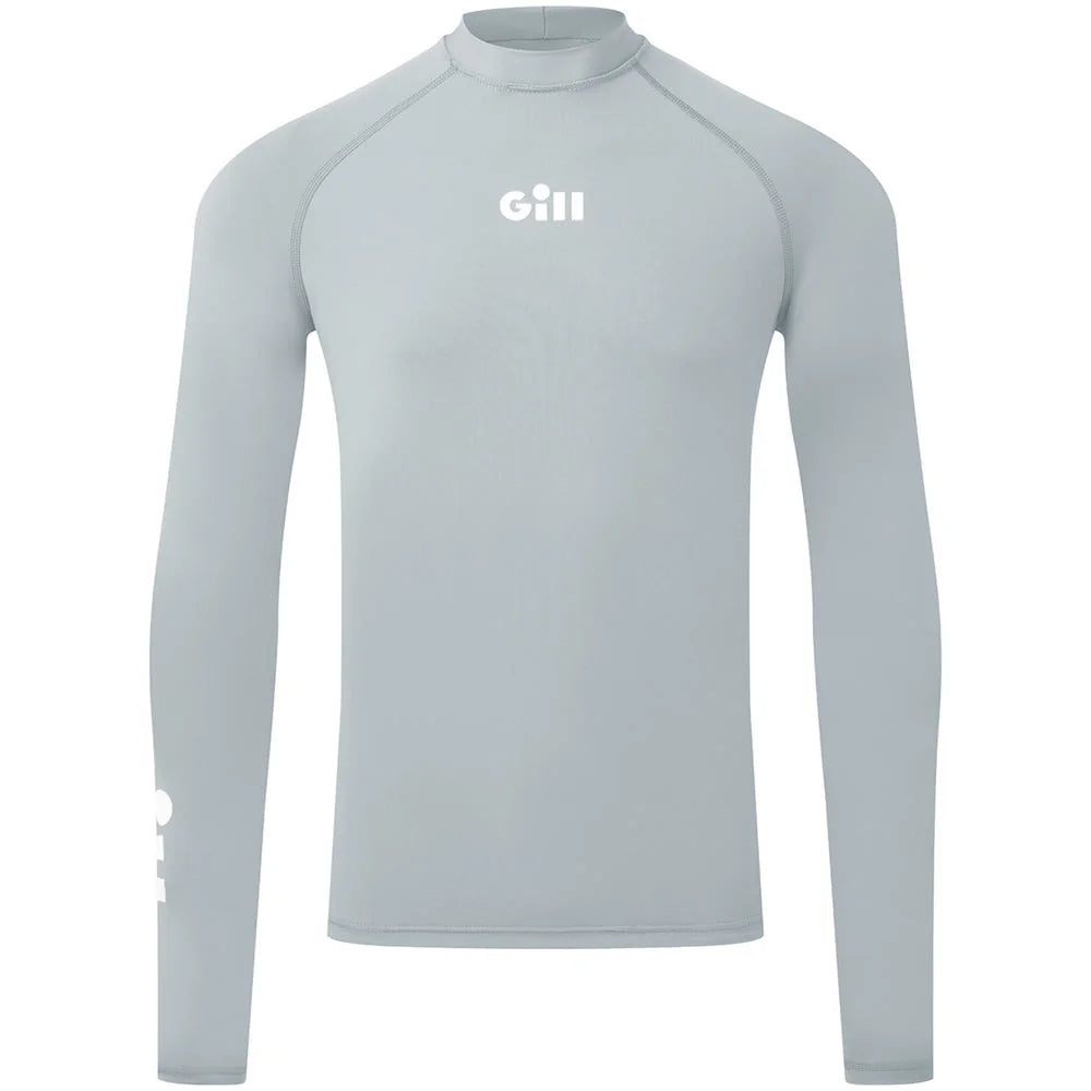 Gill Zenzero Rash Vest Light Grey