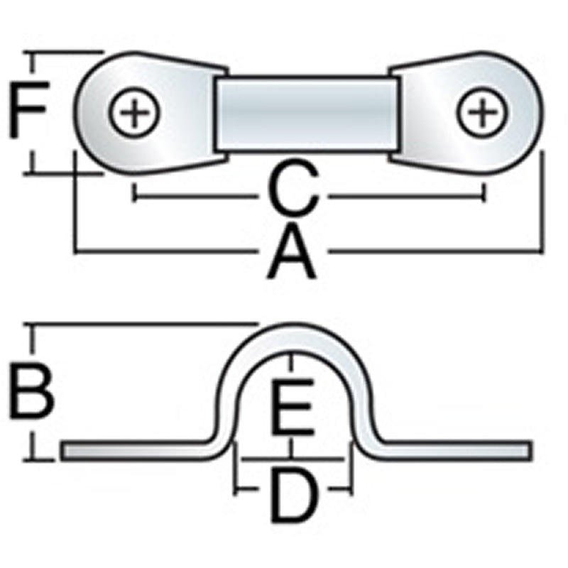 Harken Standard Eyestrap 38mm