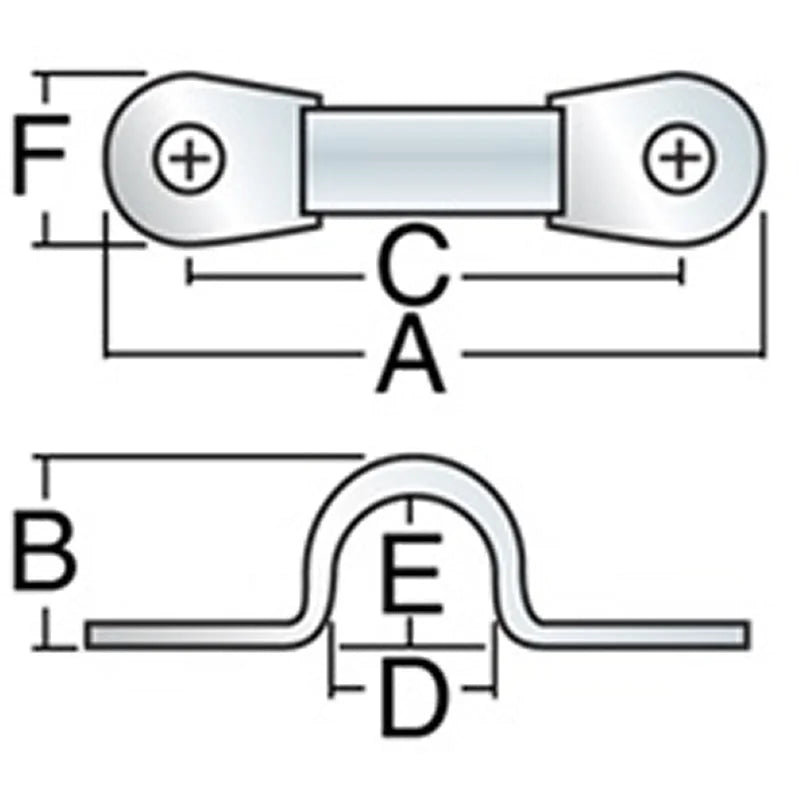 Harken Micro Eyestrap 27mm Pair