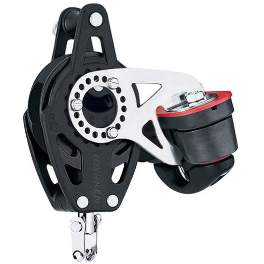 Harken 57mm Carbo Ratchet Single Block Swivel Head/150 Cam-Matic and Becket