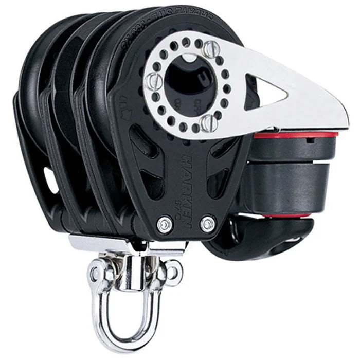 Harken 57mm Carbo Ratchet Triple Block with Swivel Head/150 Cam-Matic
