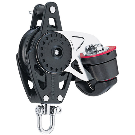 Harken 57mm Carbo Single Block with Swivel/150 Cam-Matic and Becket