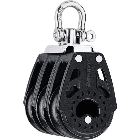 Harken 40mm Carbo Triple Block with Swivel Shackle Head