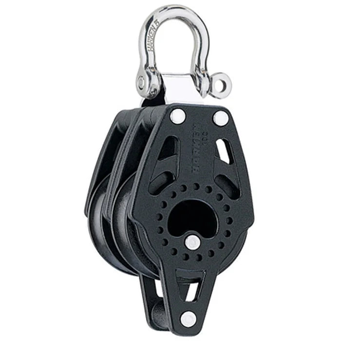 Harken 40mm Carbo Double/Fixed Block with Becket