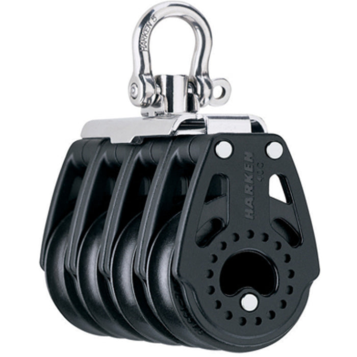 Harken 40mm Carbo Quad Block with Swivel