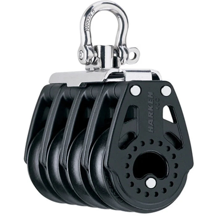 Harken 40mm Carbo Quad Block with Swivel