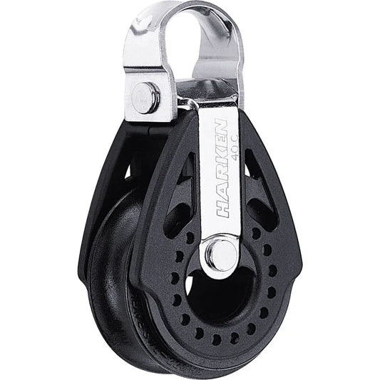 Harken 40mm Carbo Single Block 90 Degree Fixed Head
