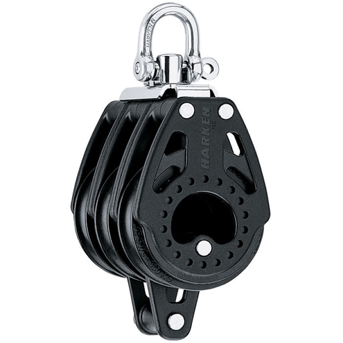 Harken 75mm Carbo Triple Block with Swivel Head and Becket