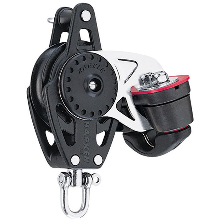 Harken 75mm Carbo Single Block With Swivel Head/150 Cam-Matic and Becket