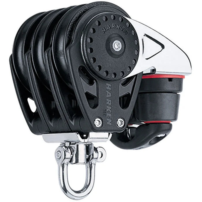 Harken 75mm Carbo Triple Block with Swivel Head/150 Cam-Matic