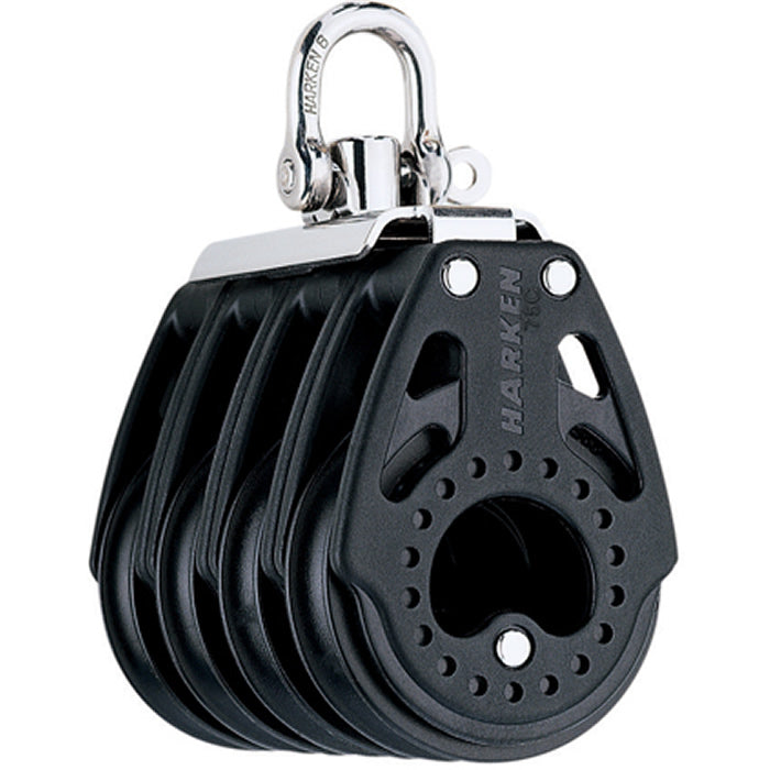 Harken 75mm Carbo Quad Block with Swivel Head