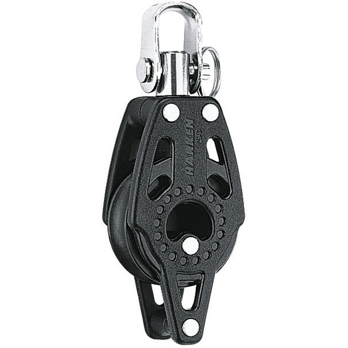 Harken 29mm Carbo Single Block with Swivel Shackle and Becket