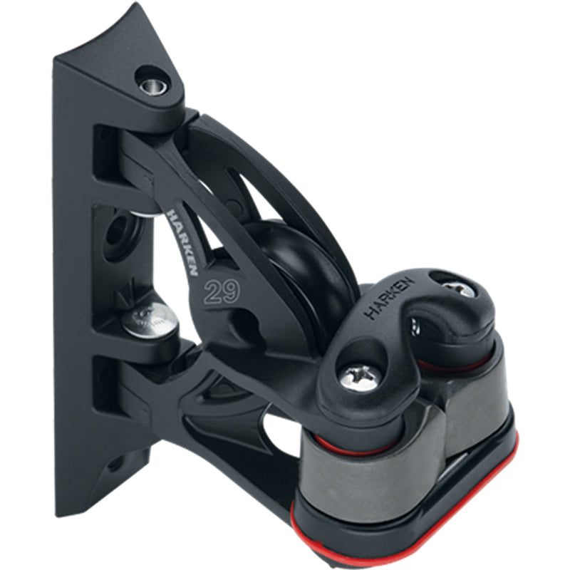 Harken 29mm Carbo Pivoting Lead Block With Cam-Matic cleat