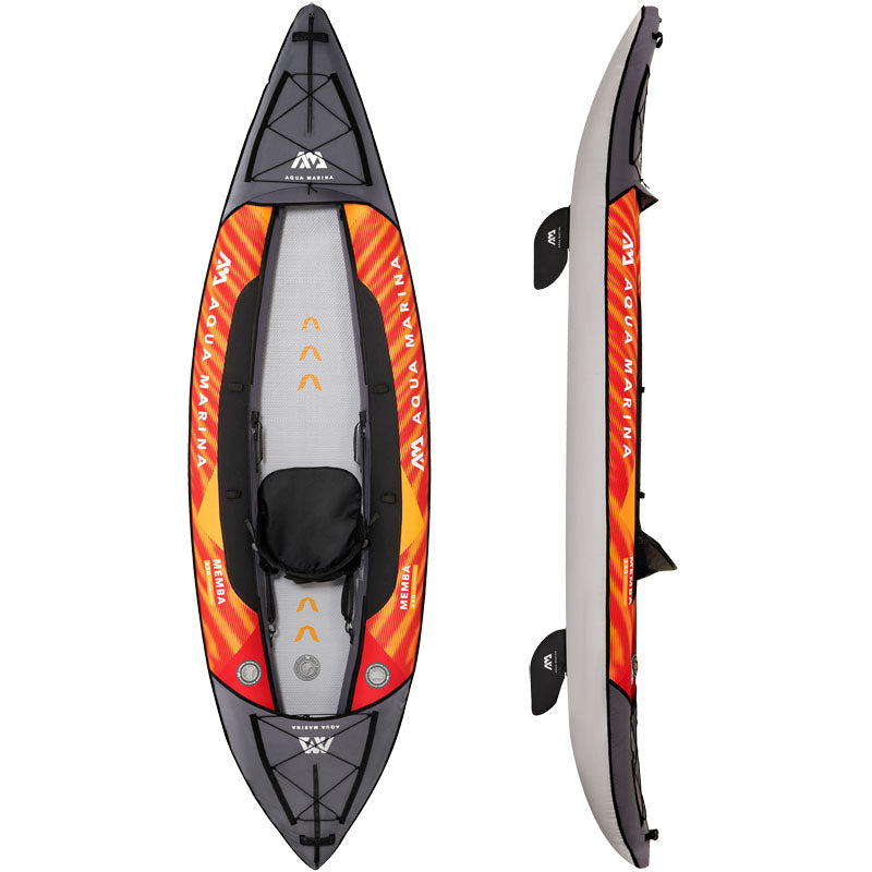 Aqua Marina Memba 330 - 1 Person Drop-Stitch Fusion Inflatable Kayak Package