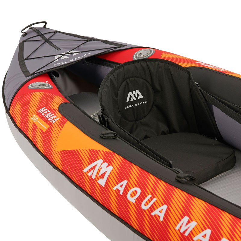 Aqua Marina Memba 330 - 1 Person Drop-Stitch Fusion Inflatable Kayak Package