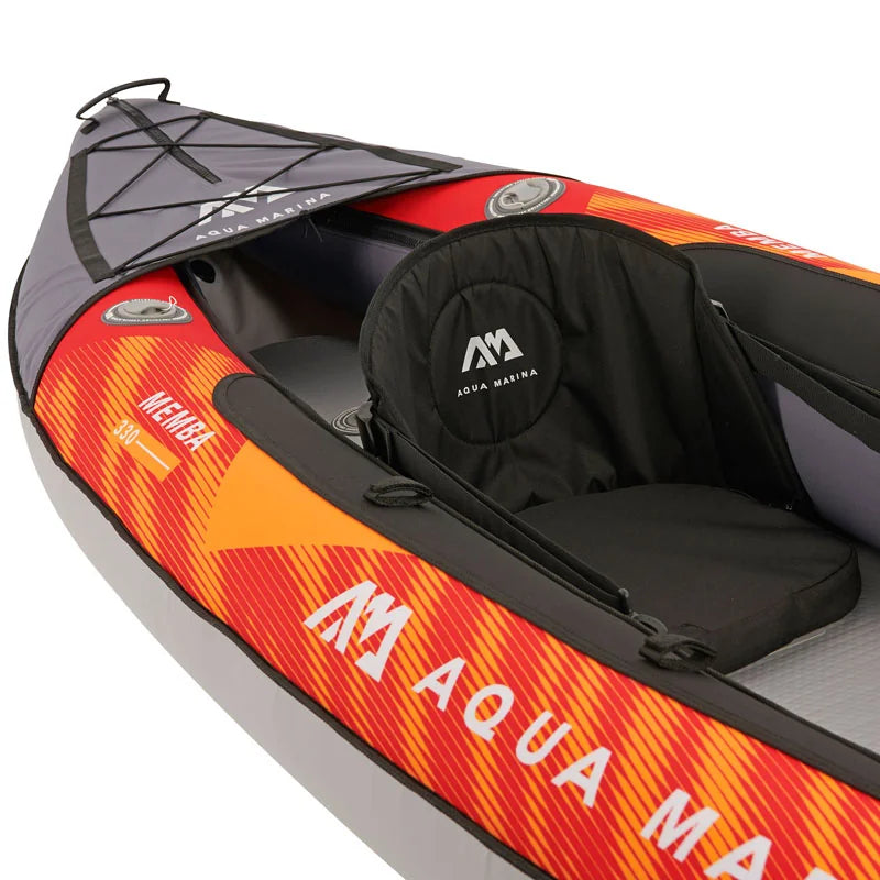 Aqua Marina Memba 330 - 1 Person Drop-Stitch Fusion Inflatable Kayak Package