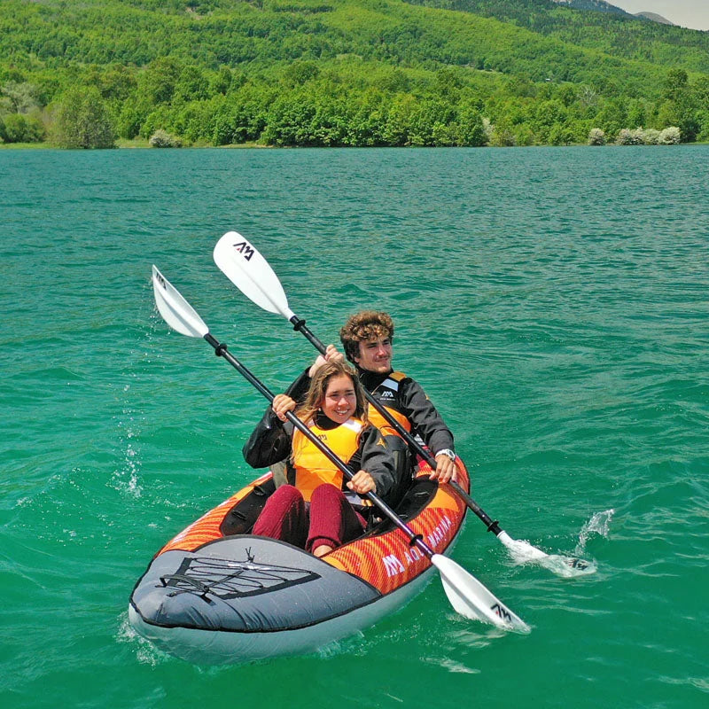 Aqua Marina Memba 390 - 2 Person Drop-Stitch Fusion Inflatable Kayak Package