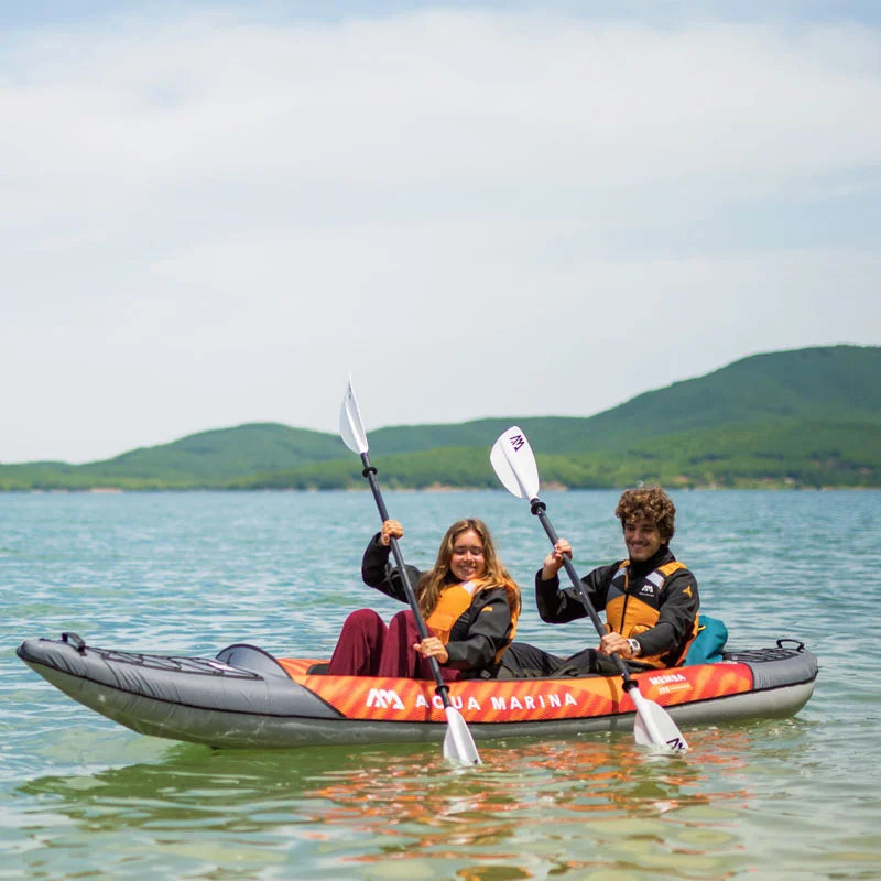 Aqua Marina Memba 390 - 2 Person Drop-Stitch Fusion Inflatable Kayak Package