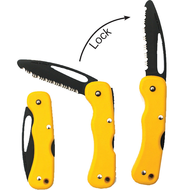 Sailboats Safety Knife - Folding Rescue