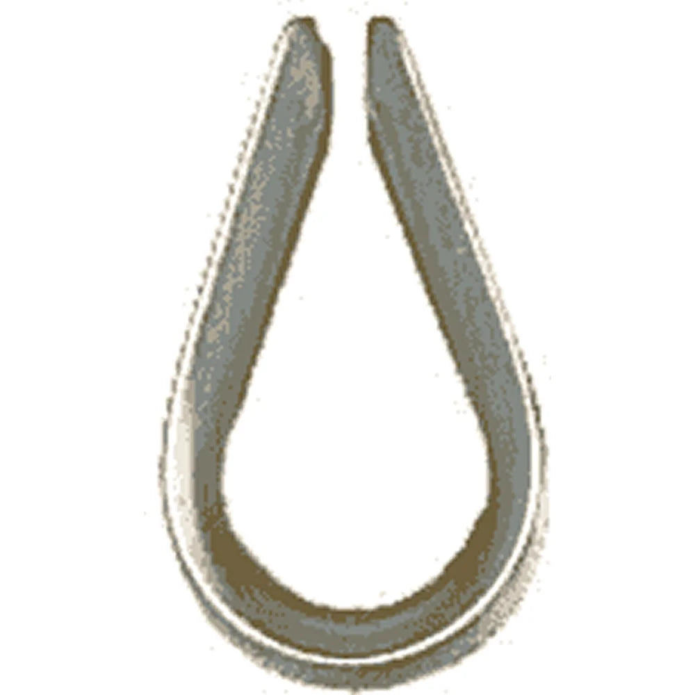 Stainless Steel Thimbles - Split Width 5mm