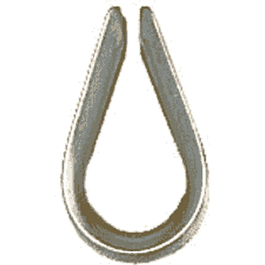 Stainless Steel Thimbles - Split Width 3mm