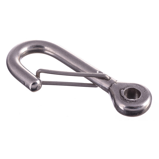 Rwo Hi Load Hook with Keeper 6mm and Twisted Eye