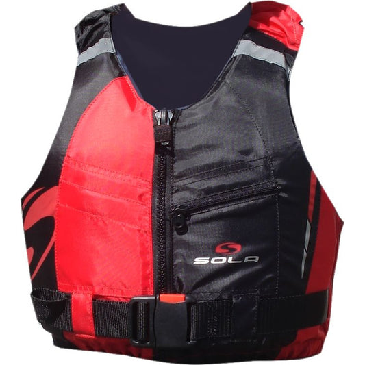 Sola Frenzy 50n Front Zip Buoyancy Aid Red