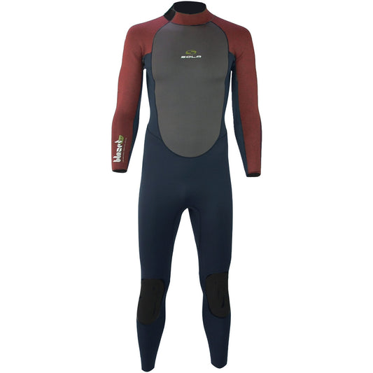 Sola Mens Blaze BZ 5/4mm Fullsuit Grey