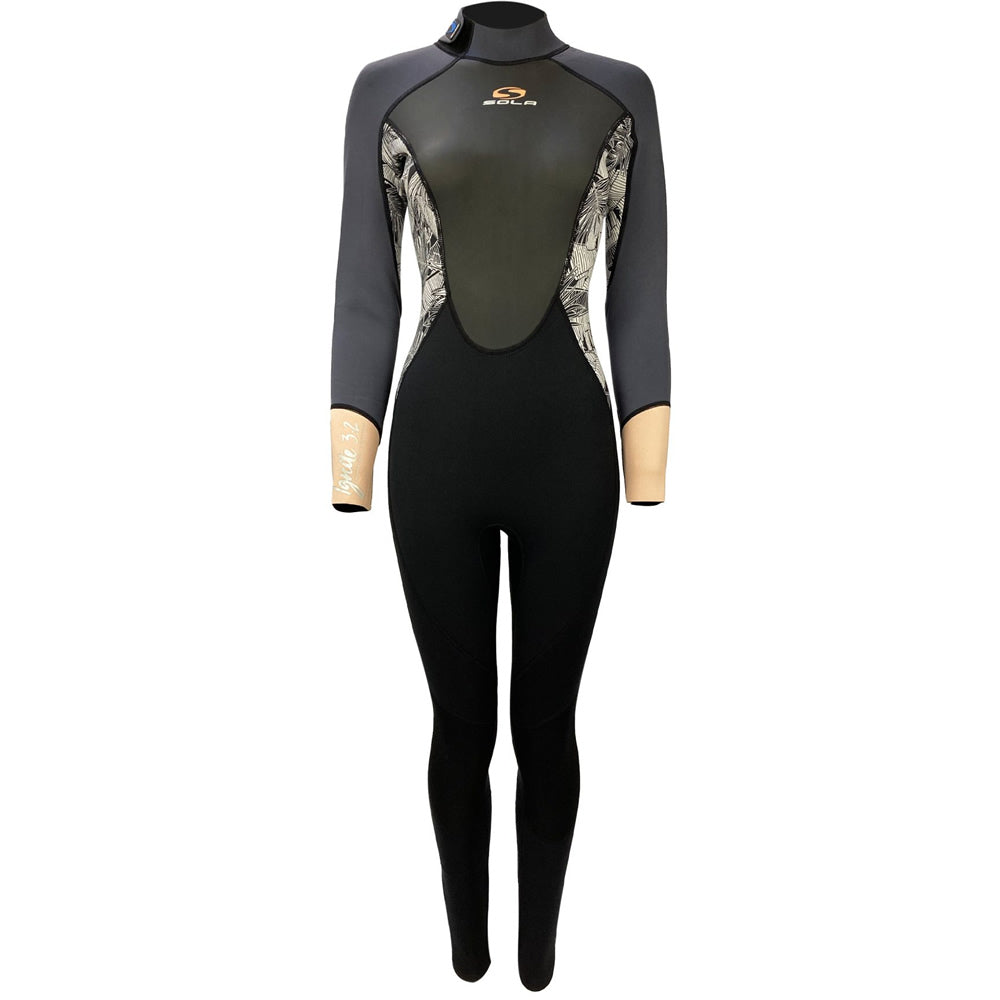 Sola Ladies Ignite BZ 3/2 Fullsuit Black