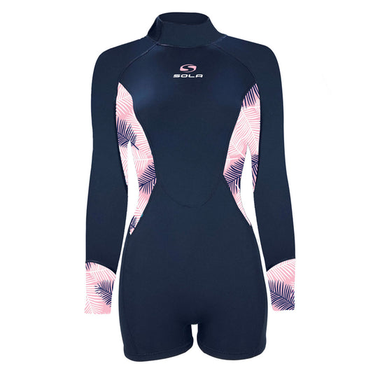 Sola Ladies BZ 3/2 Ignite Springsuit Pink Leaf