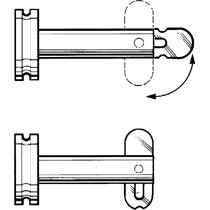 Sea Sure Drop Nose Pin Dia=5mm L=15mm