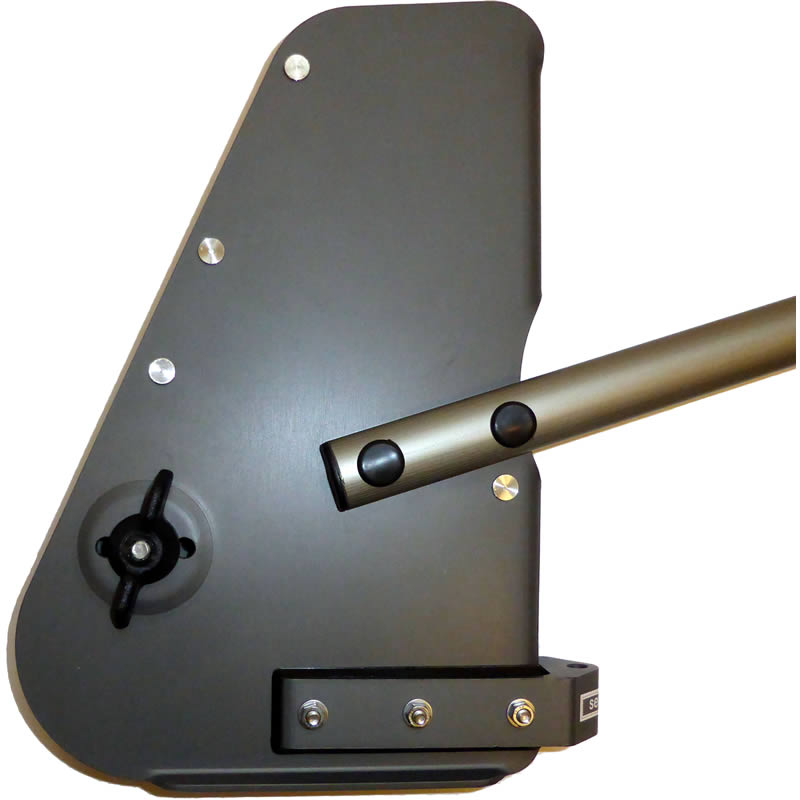 Sea Sure Alloy Solo Rudder Stock with Alloy Tiller