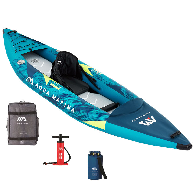 Aqua Marina Steam 312 - 1 Person Inflatable Kayak Package