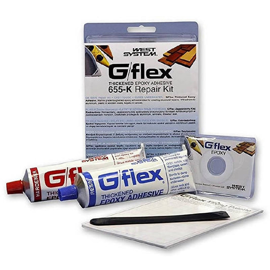 West System G/flex 655 Thickened Epoxy Adhesive 236ml Repair Pack