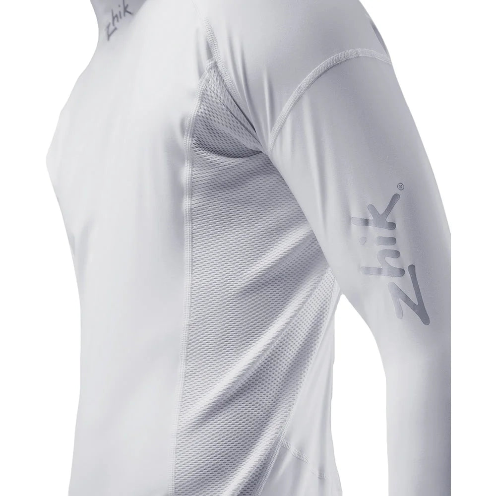 Zhik Eco Spandex UPF50+ Rash Vest Long Sleeve Platinum