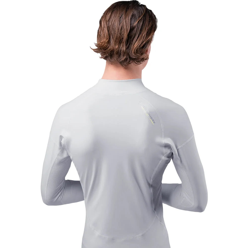 Zhik Eco Spandex UPF50+ Rash Vest Long Sleeve Platinum