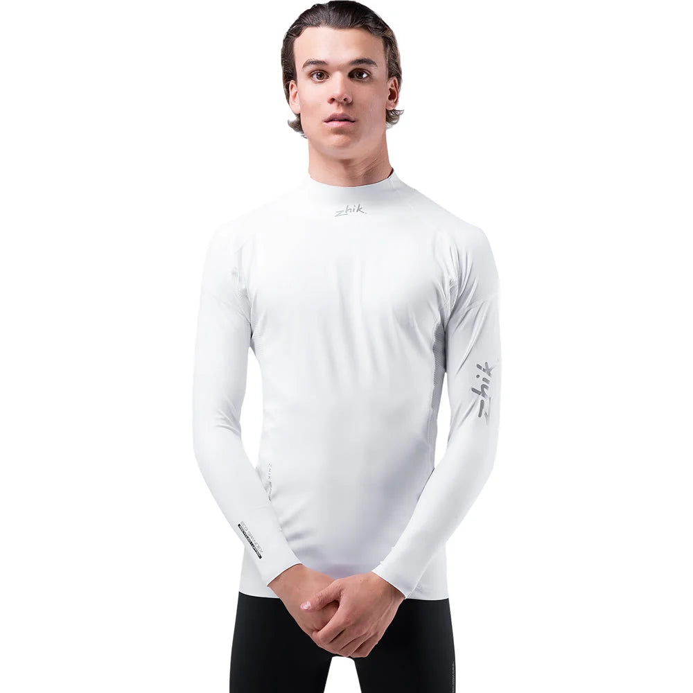 Zhik Eco Spandex UPF50+ Rash Vest Long Sleeve White