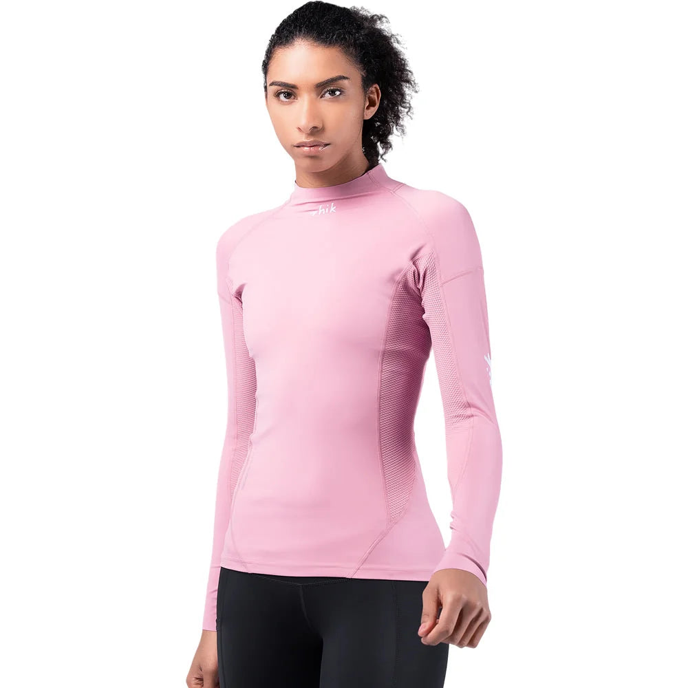 Zhik Eco Spandex UPF50+ Rash Vest Long Sleeve Womens Mauve Orchid