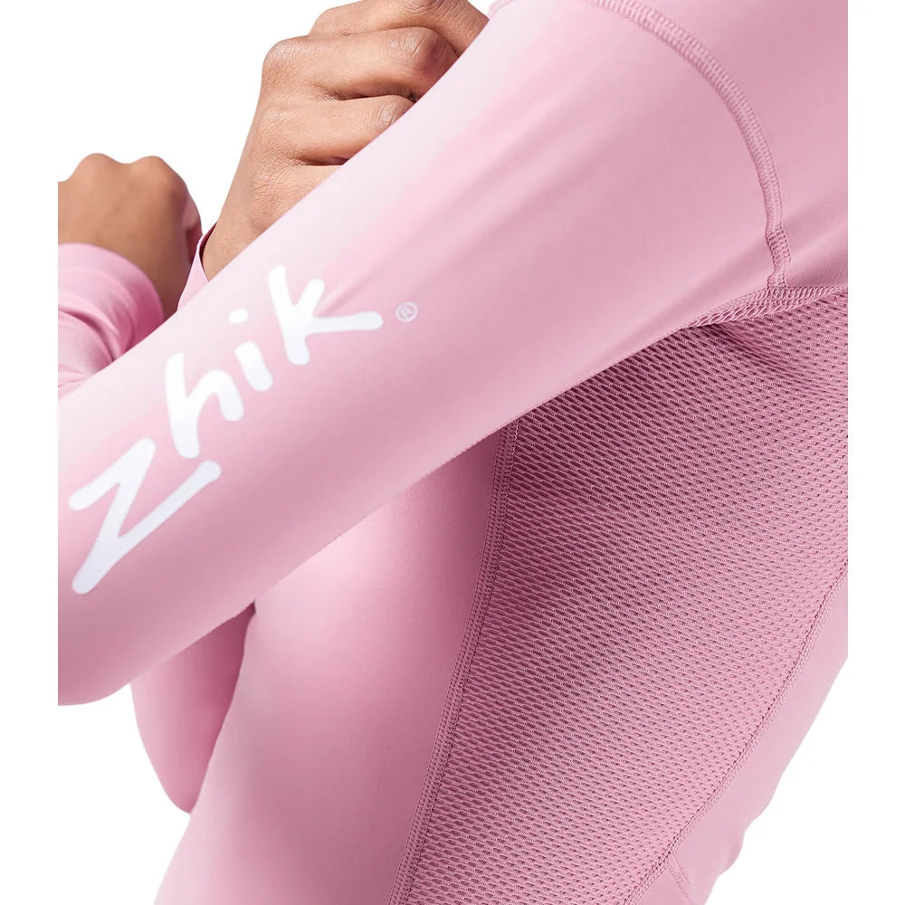 Zhik Eco Spandex UPF50+ Rash Vest Long Sleeve Womens Mauve Orchid