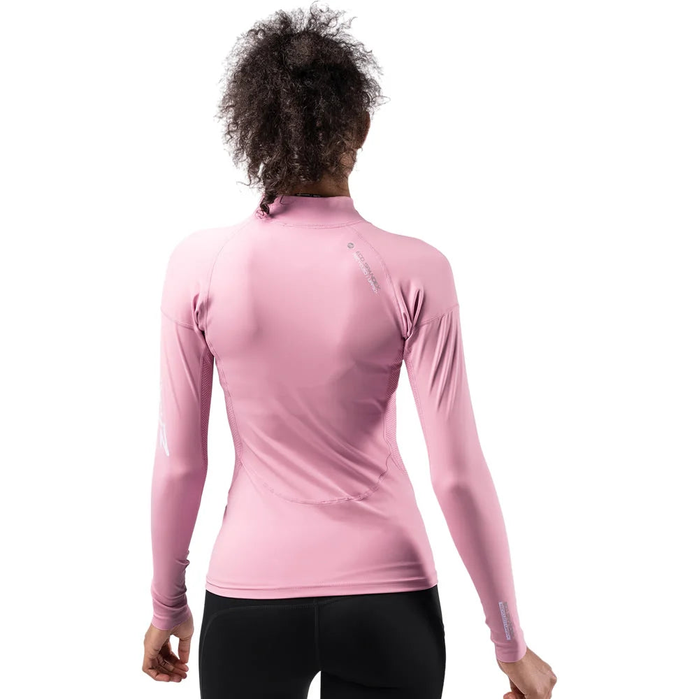 Zhik Eco Spandex UPF50+ Rash Vest Long Sleeve Womens Mauve Orchid