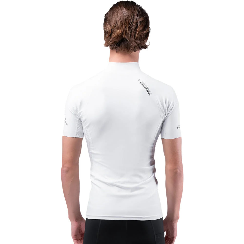 Zhik Eco Spandex UPF50+ Rash Vest Short Sleeve White