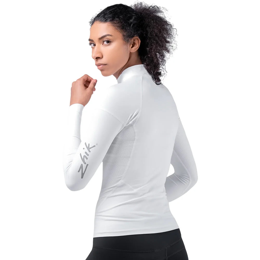 Zhik Eco Spandex UPF50+ Rash Vest Long Sleeve Womens White